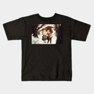 Lucy and Mr. Tumnus! Kids T-Shirt